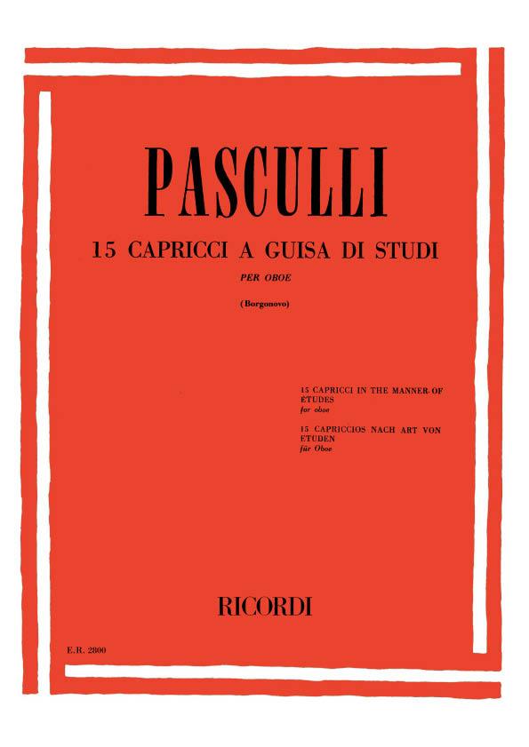 15 Capricci A Guisa Di Studi - pro hoboj